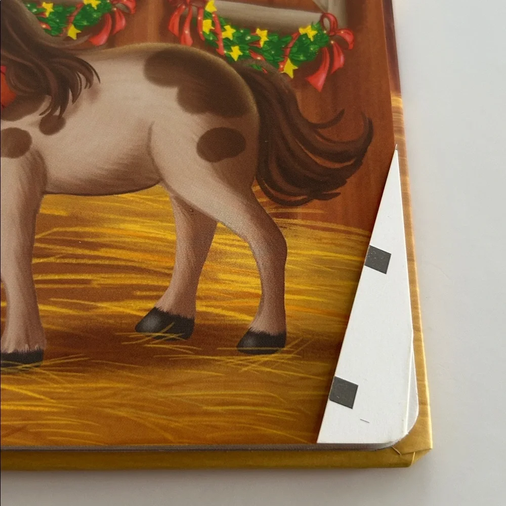 🆕 Christmas On The Farm Padded Cover Board Book Little Hippo Books Ages 1-5 - Picture 7 of 8